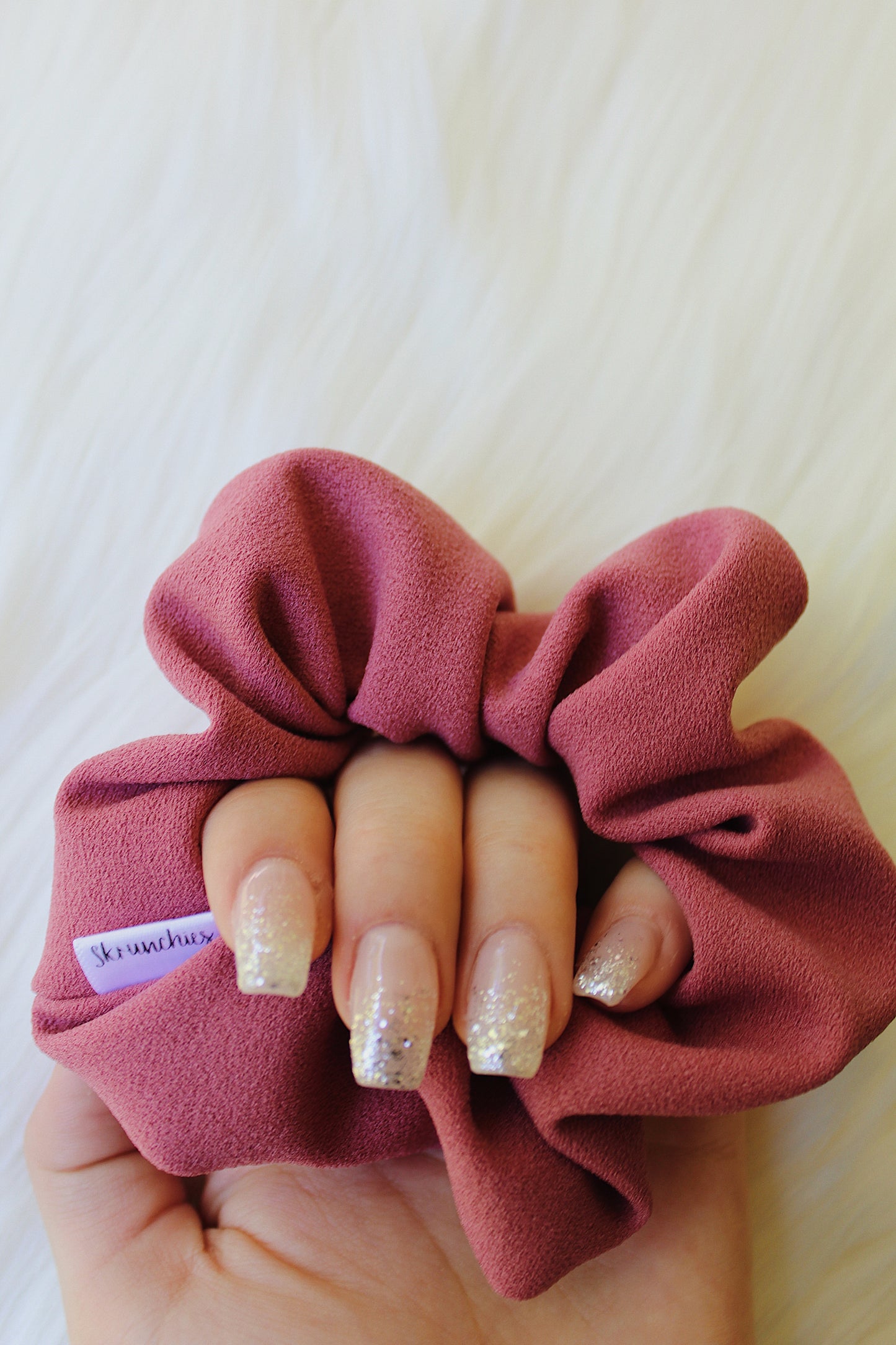 Rosé Crepe Knit