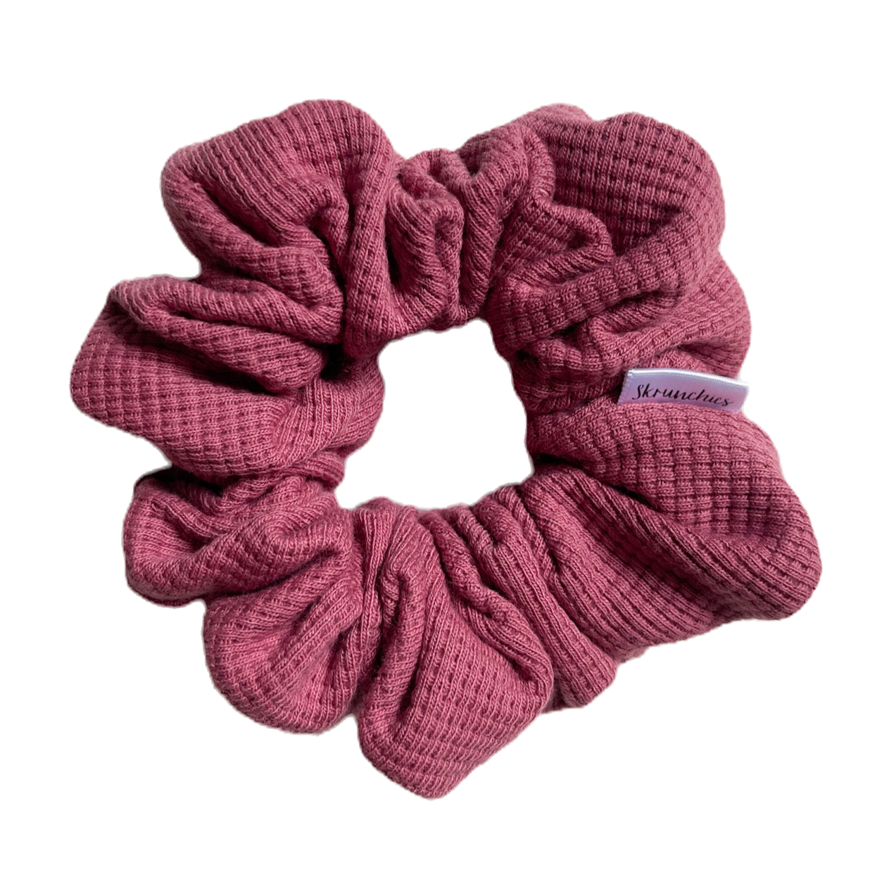 Dusty Rose Waffle Knit