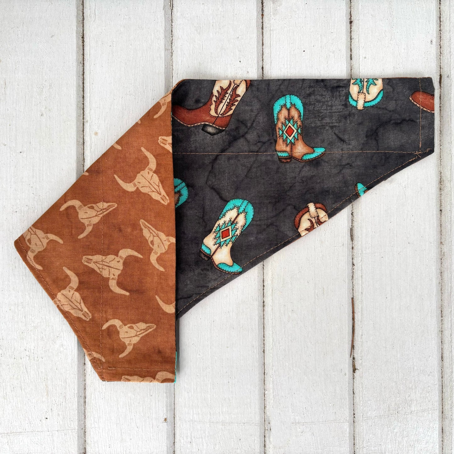 Wild Wild West Reversible Dog Bandana